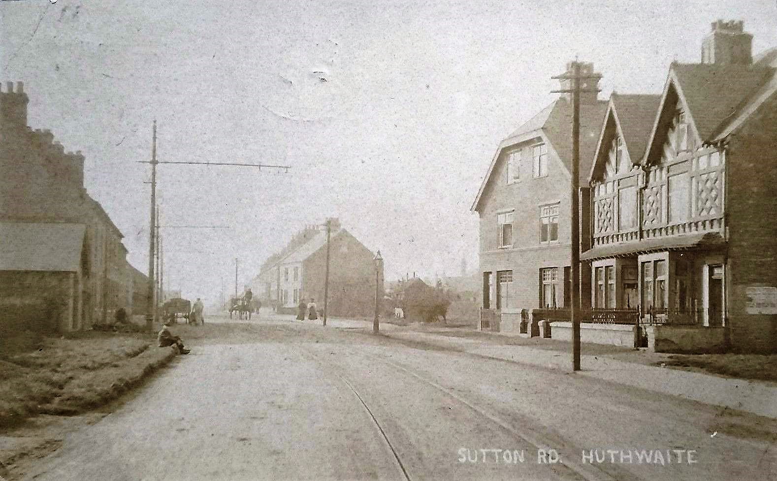 Sutton Road c1908, Huthwaite