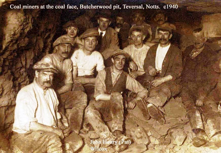 miners at butcherwood colliery c1940s