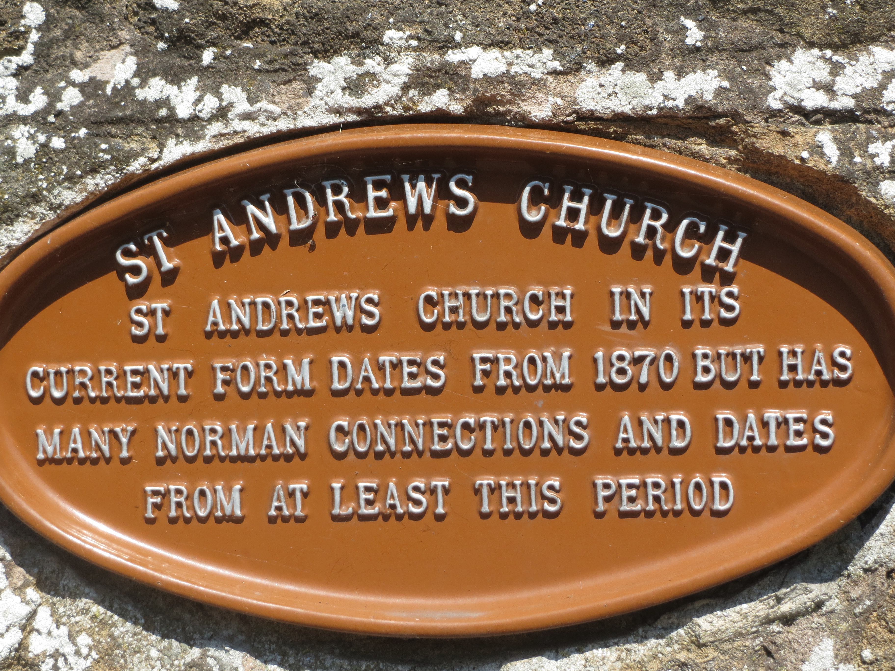 skegby church plaque